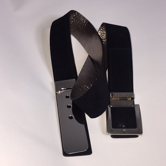 Micheal Kors silver tone suede belt medium main image 9